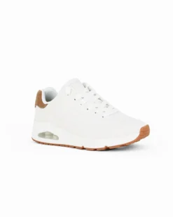 SKECHERS - UNO - SUITED ON AIR - Sneakers bianca da uomo con soletta in memory foam