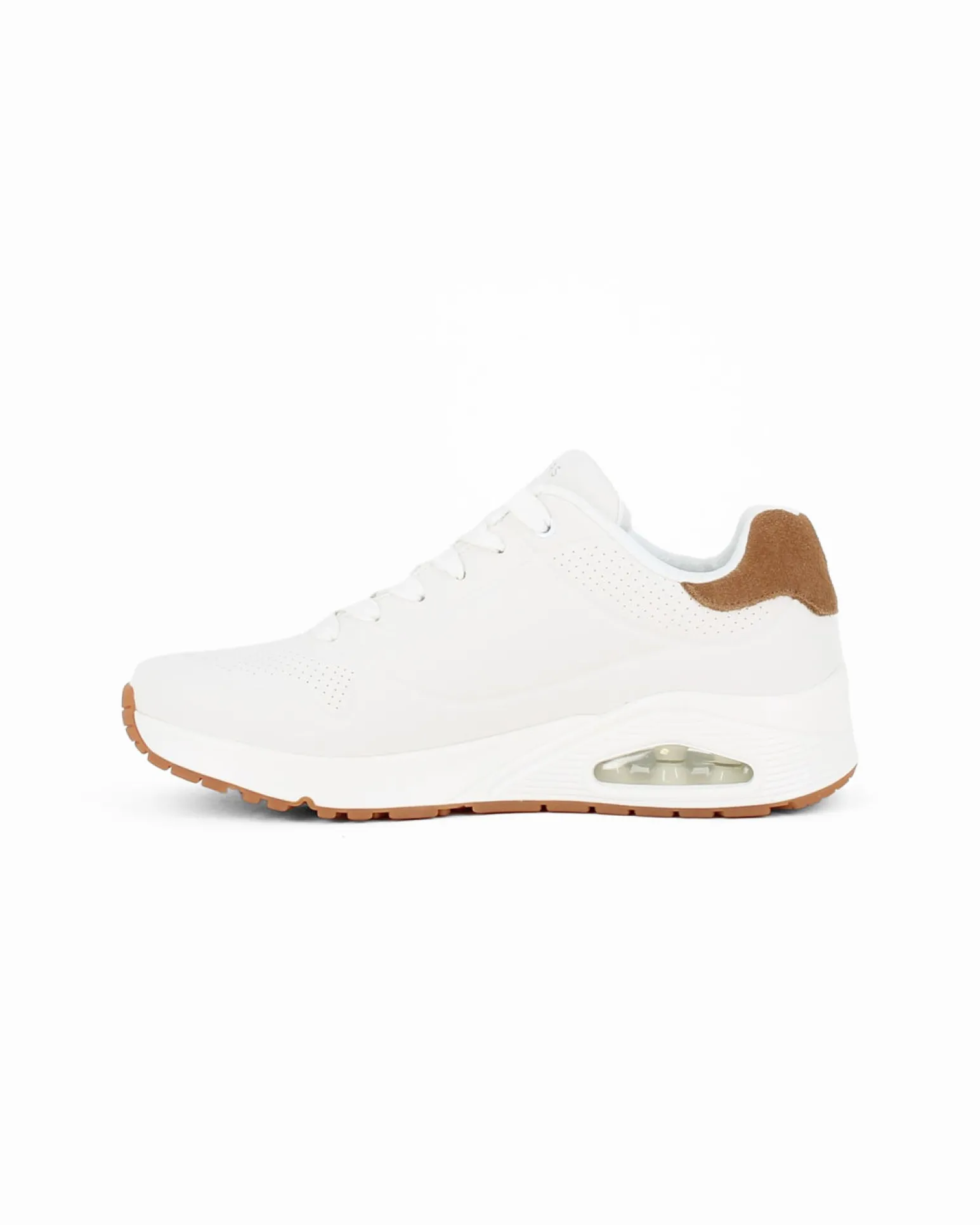 SKECHERS - UNO - SUITED ON AIR - Sneakers bianca da uomo con soletta in memory foam