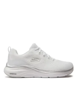 SKECHERS - VAPOR FOAM MIDNIGHT GLIMMER - Sneakers bianca da donna con dettagli argento