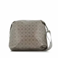 SOLO SOPRANI - Borsa bronzo con due tasche frontali e tracolla regolabile