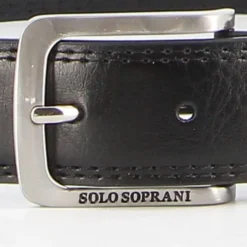 SOLO SOPRANI - Cinta con interno in VERA PELLE e fibbia nickel free
