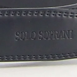 SOLO SOPRANI - Cinta con interno in VERA PELLE e fibbia nickel free