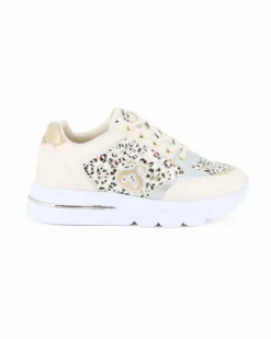 SOLO SOPRANI COUTURE - Sneakers beige con lacci