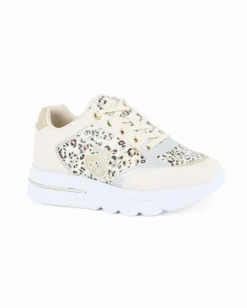 SOLO SOPRANI COUTURE - Sneakers beige con lacci