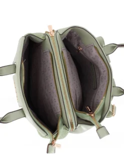 SOLO SOPRANI - Zaino due manici jeans con tre scomparti principali