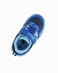 STITCH - Sneakers blu da bimbo con luci e strappo
