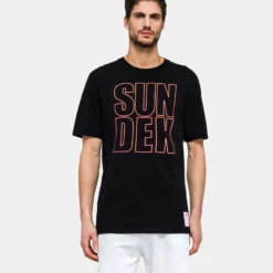 SUNDEK - T-SHIRT MM RELOADED WRITING BLACK