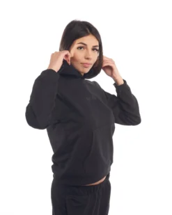 SWEAT C/CAPP.BUCANEVE BLACK