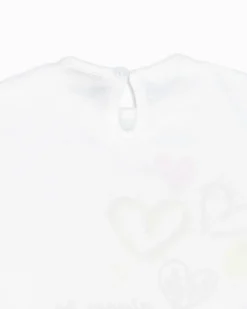 SWEET YEARS - Completo mezza manica verde lime neonata 12-30 mesi in cotone