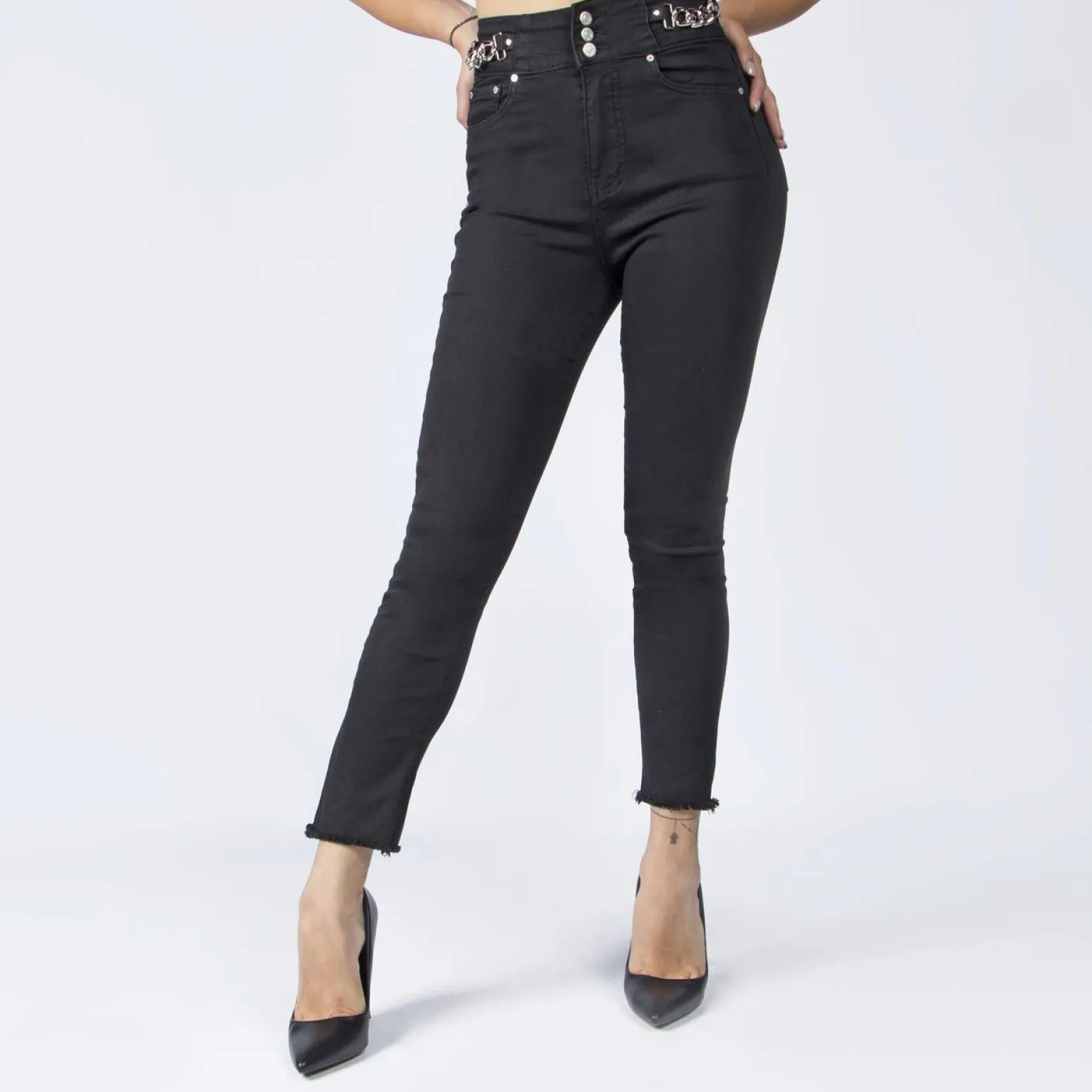 TATOO - JEANS NERO