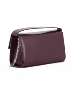 TATOO - Minibag ad un manico bordeaux con occhielli sulla patta