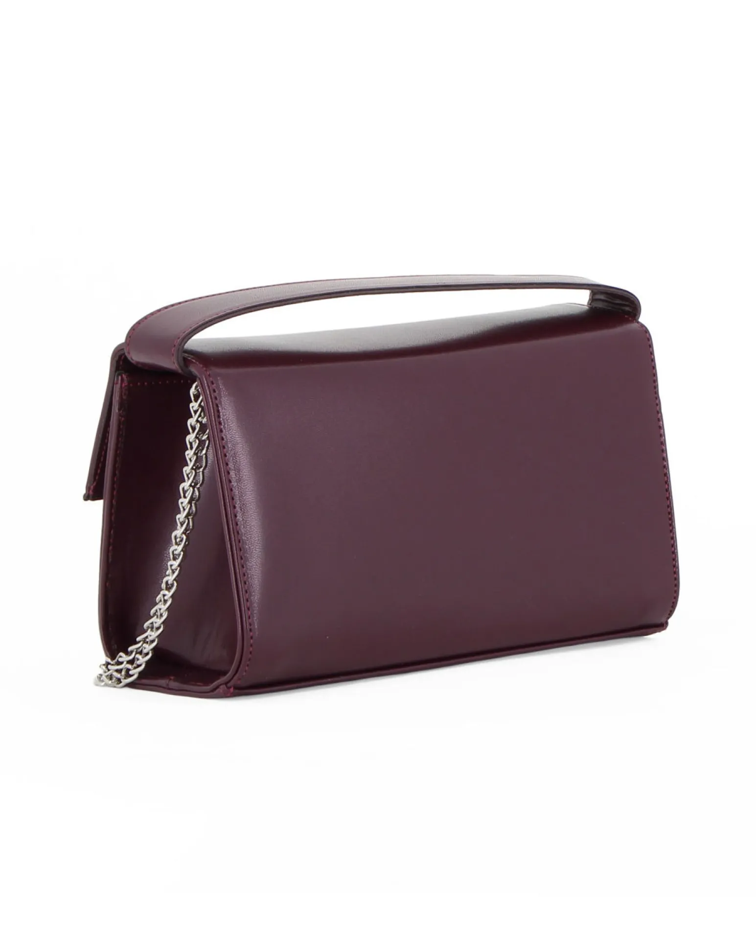 TATOO - Minibag ad un manico bordeaux con occhielli sulla patta