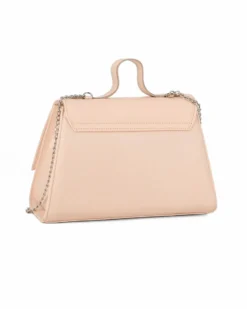 TATOO - Minibag beige con patta ad onda - MADE IN ITALY