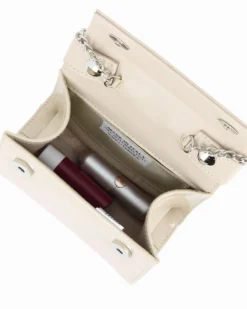 TATOO - MINIBAG BEIGE VERNICE UN MANICO - 2034