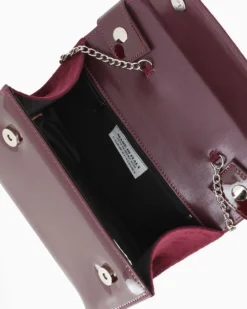 TATOO - MINIBAG BORDEAUX SCAMOSCIATA UN MANICO - 2033