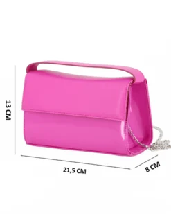 TATOO - MINIBAG FUXIA VERNICE UN MANICO - 2033