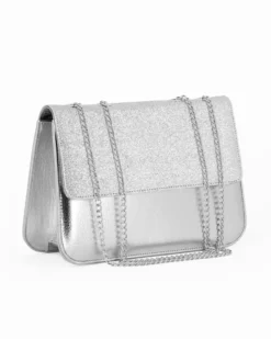 TATOO - Tracolla argento con patta glitter - MADE IN ITALY