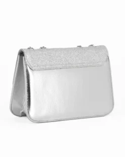 TATOO - Tracolla argento con patta glitter - MADE IN ITALY