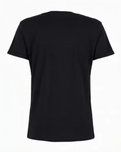 TATOO - Tshirt manica corta con stampa e scritta nera in cotone
