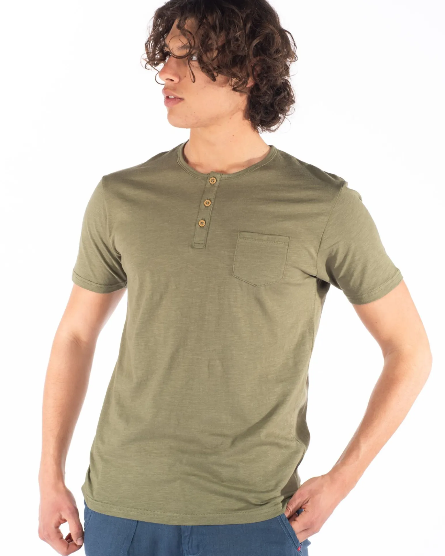TSHIRT MANICA CORTA CON TASCHINO