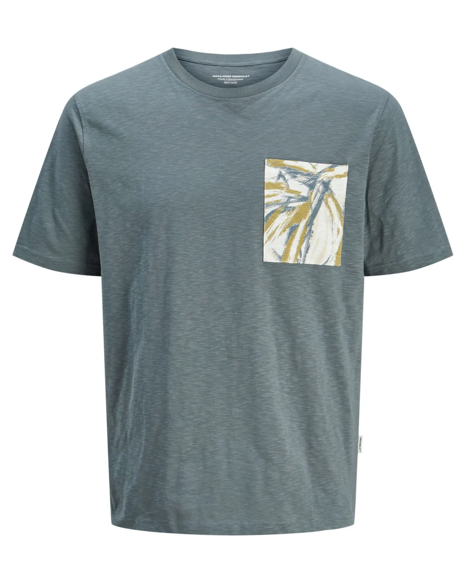 TSHIRT MANICA CORTA SPLIT AOP POCKET