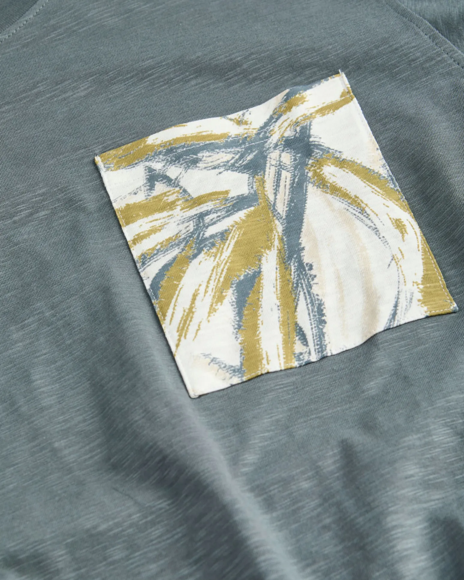 TSHIRT MANICA CORTA SPLIT AOP POCKET