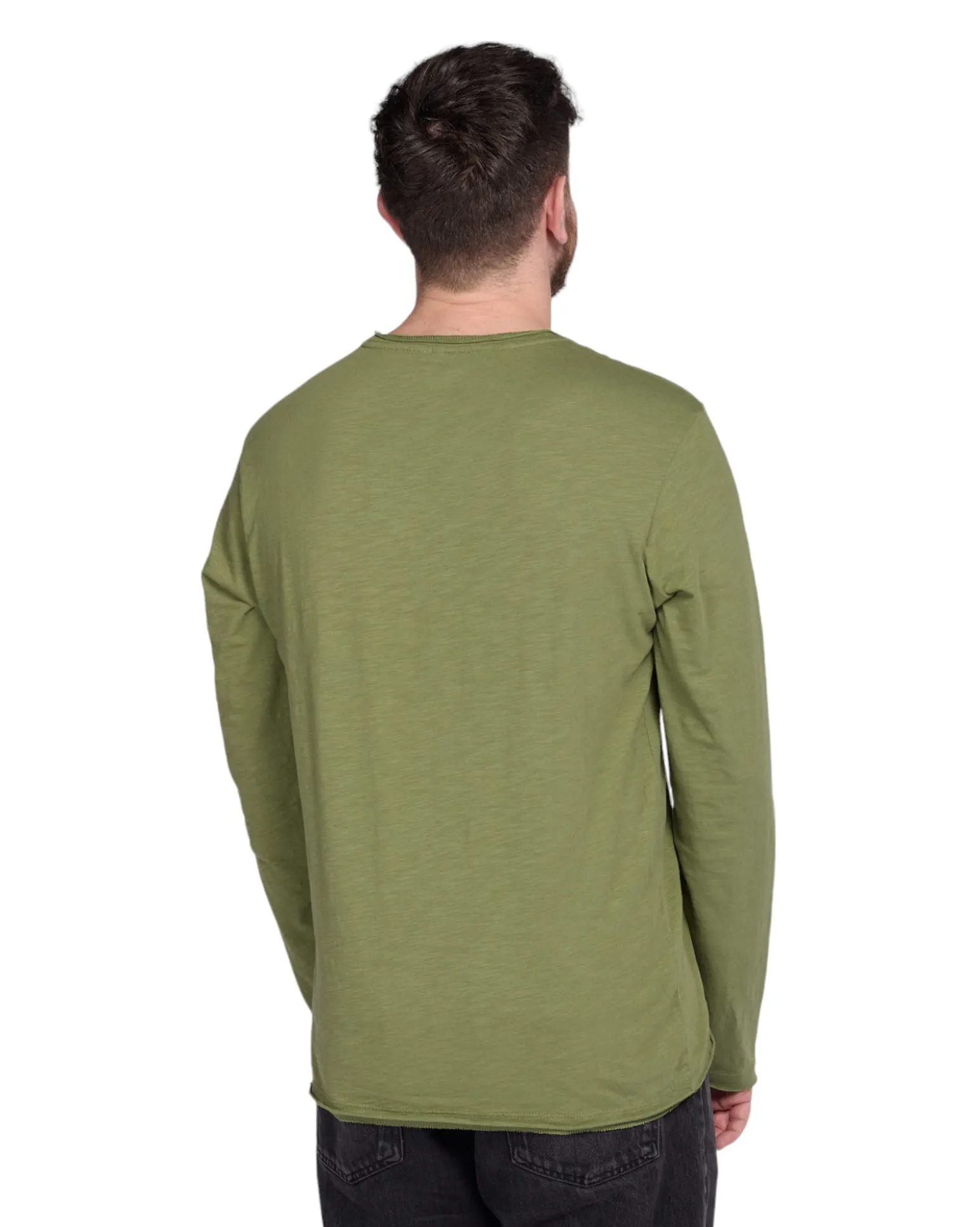 TSHIRT MANICA LUNGA GIROCOLLO 3 BOTTONI