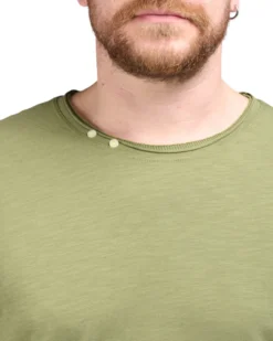 TSHIRT MANICA LUNGA GIROCOLLO 3 BOTTONI