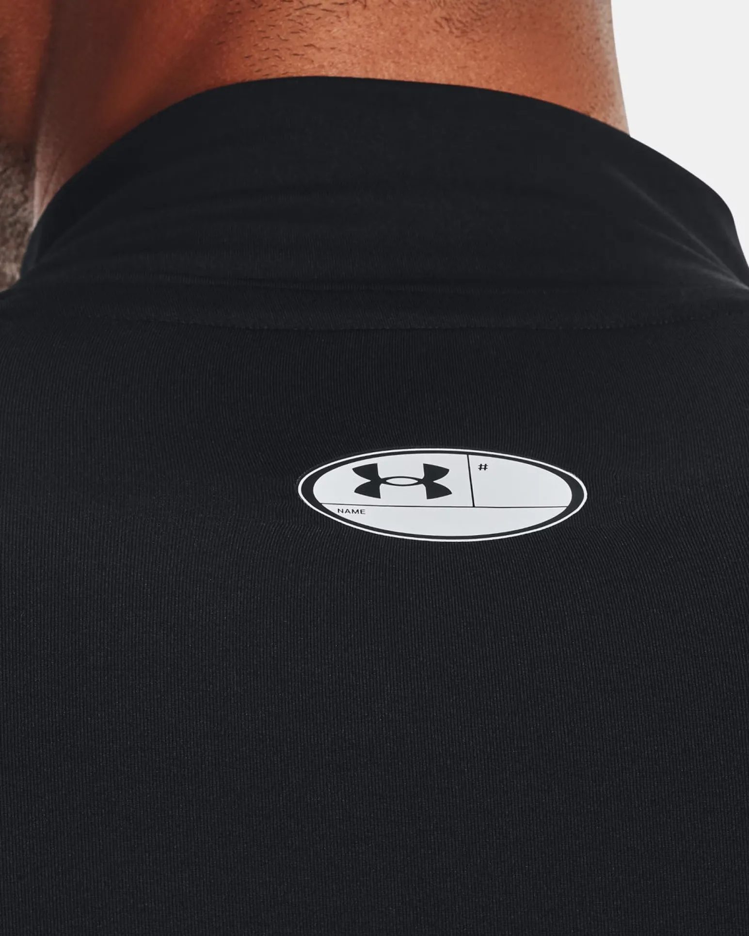 T-SHIRT ML HG ARMOUR COMP MOCK LS BLACK