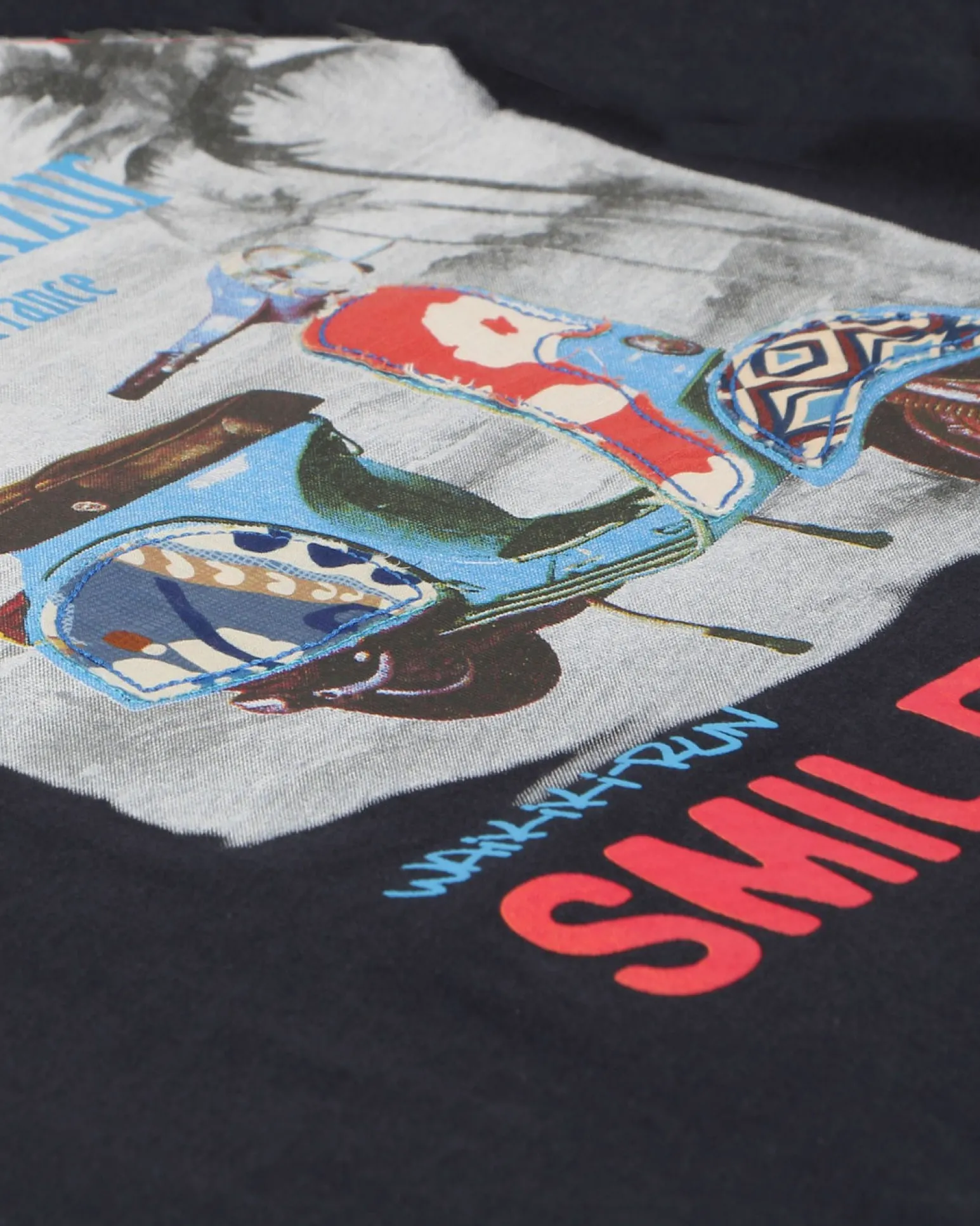 T-SHIRT MM LIFE IS GOOD BLUE