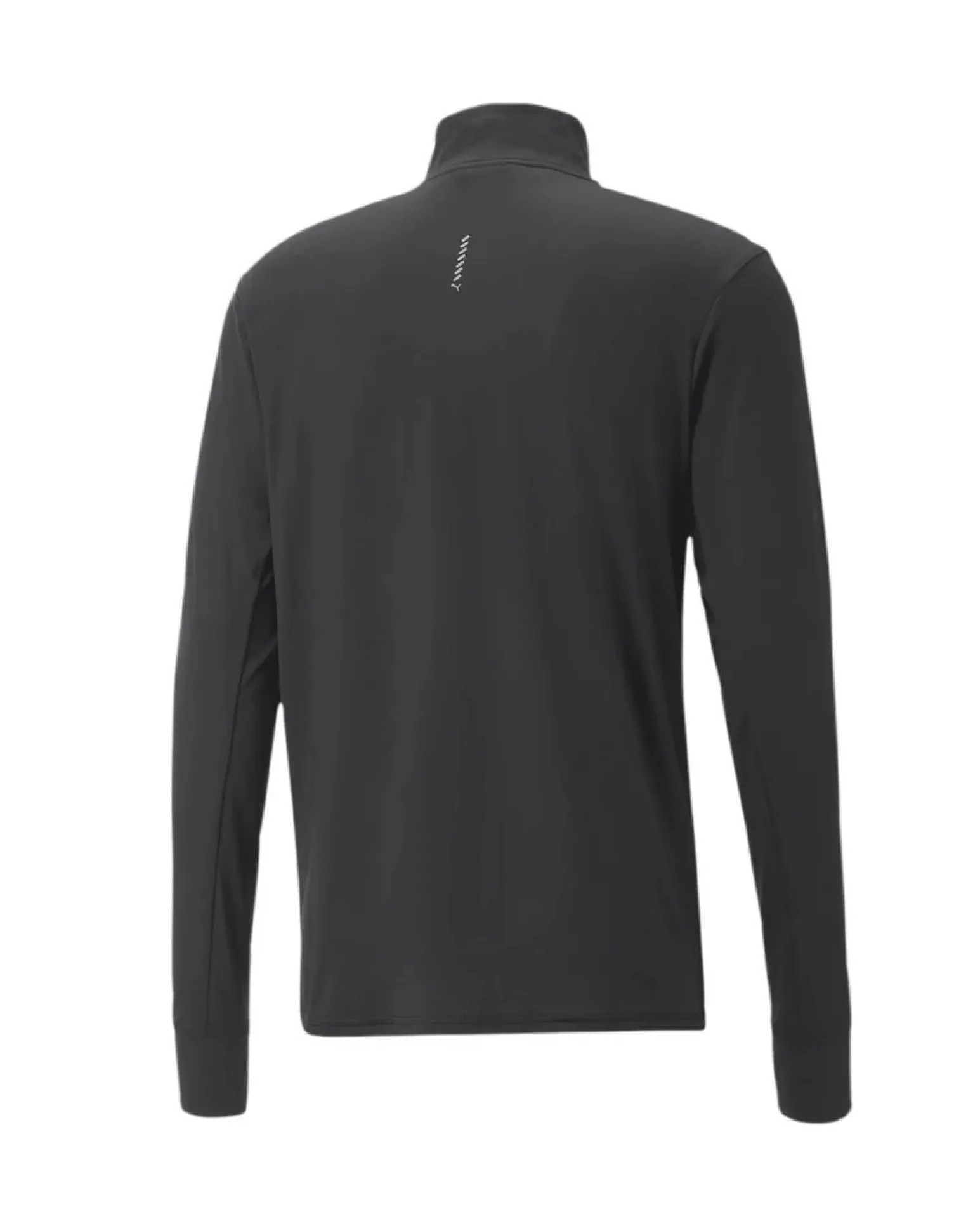 T-SHIRT MM 1/2 ZIP RUN FAVORITE BLACK