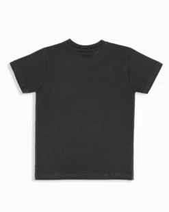 UMBRO - Tshirt manica corta ragazzi 8-16 anni nera in cotone