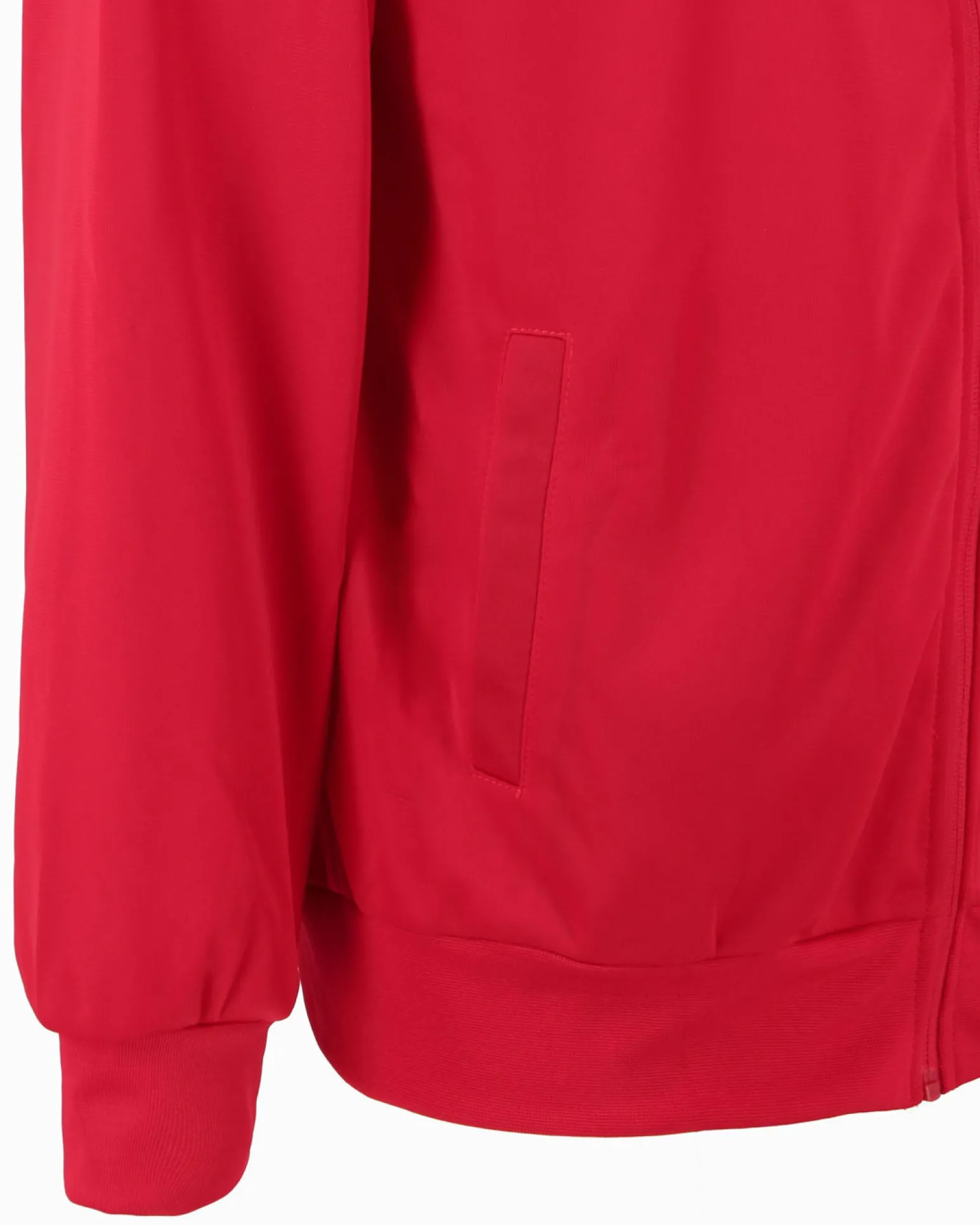 UMBRO - Tuta full zip rossa e nera acetata