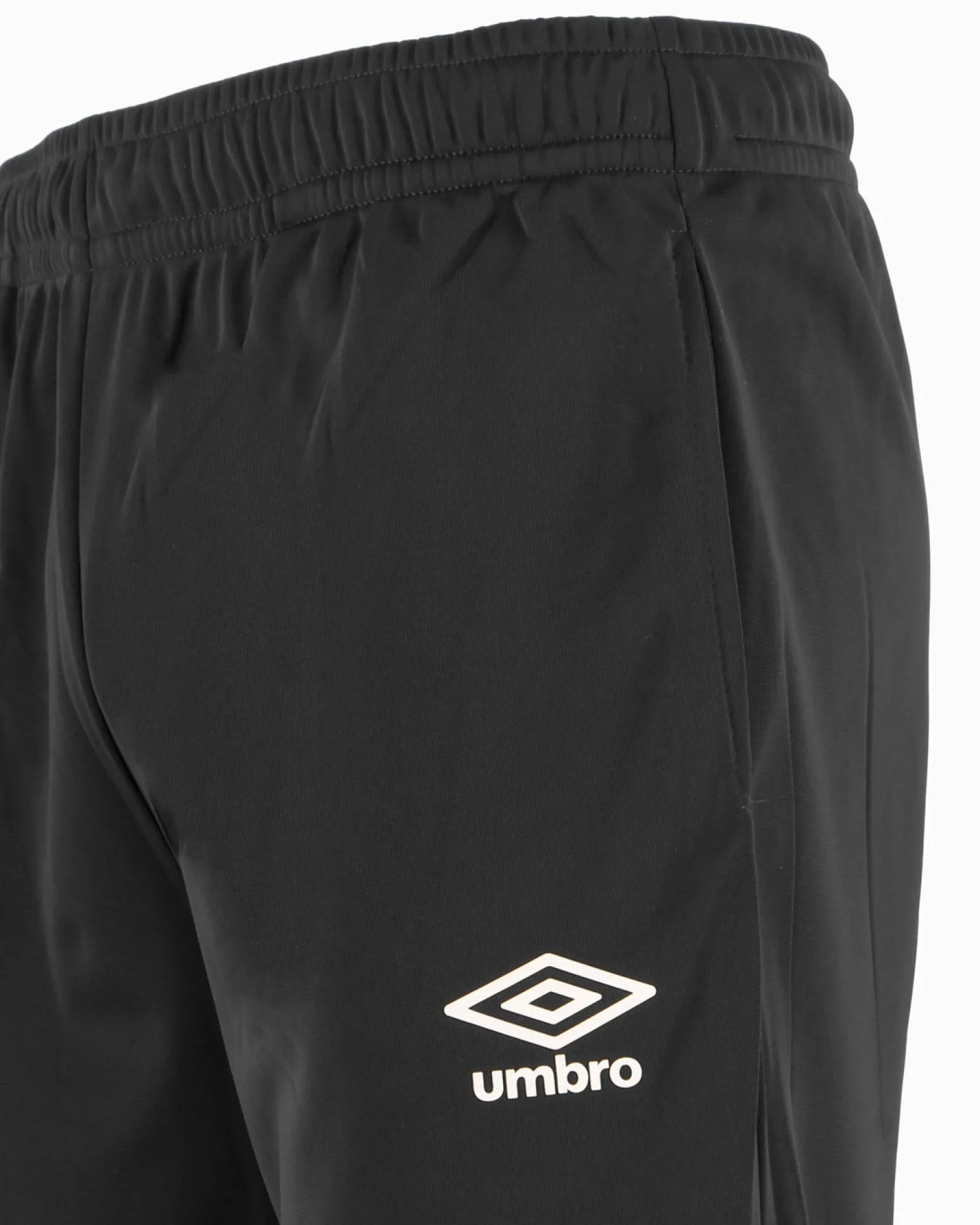 UMBRO - Tuta full zip rossa e nera acetata