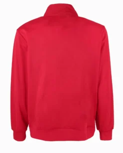 UMBRO - Tuta full zip rossa e nera acetata