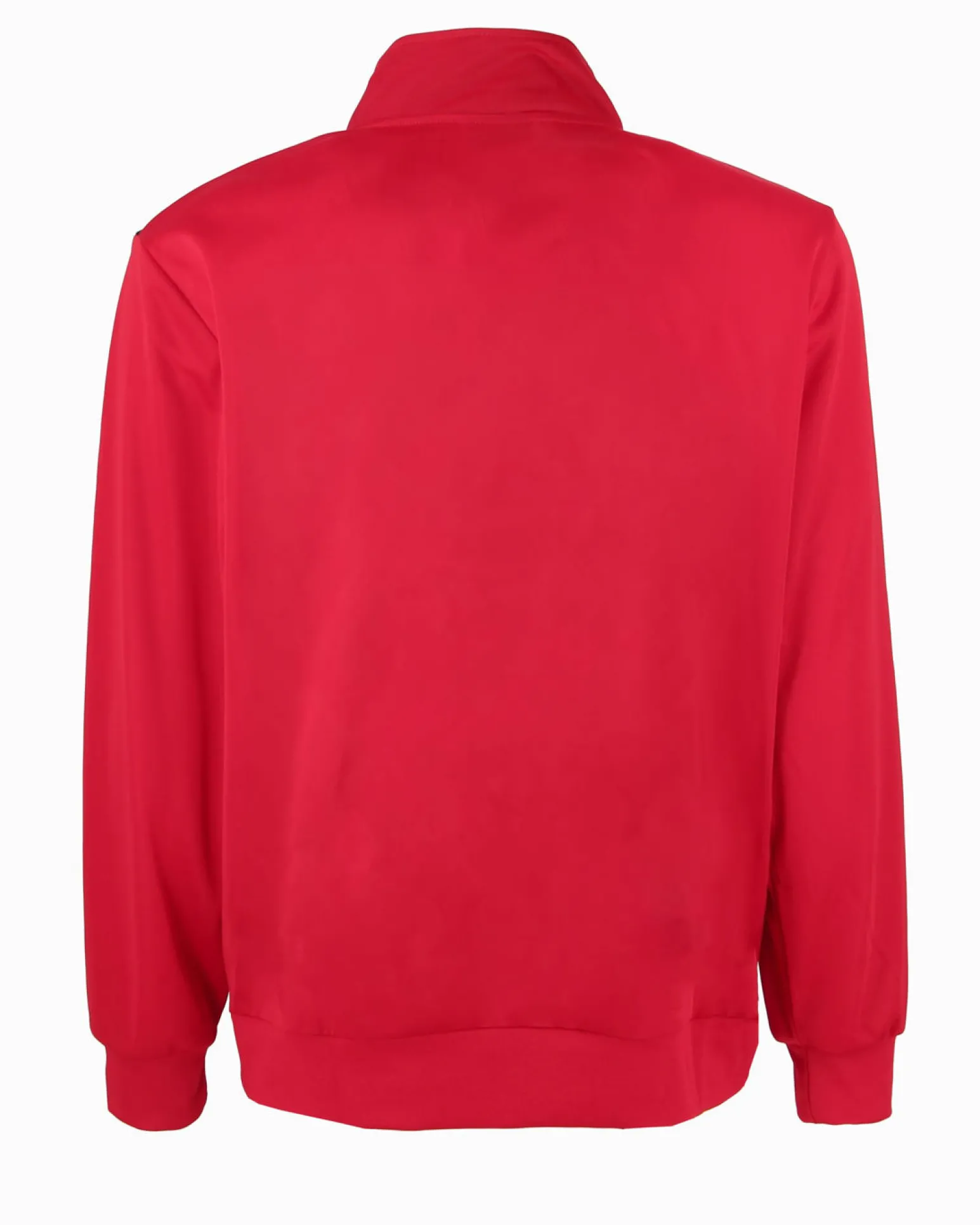 UMBRO - Tuta full zip rossa e nera acetata