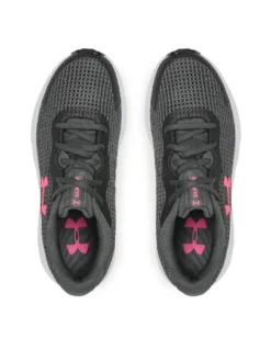 UNDER ARMOR - Scarpa da running donna grigia e rosa in mesh traspirante - SURGE 3