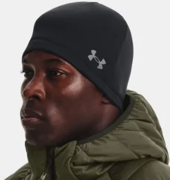 UNDER ARMOUR - BERRETTO  STORM BEANIE NERO  DA UOMO, 1365918_0001