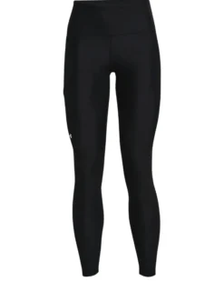 UNDER ARMOUR - Leggins neri ultra aderenti in tessuto traspirante a vita alta