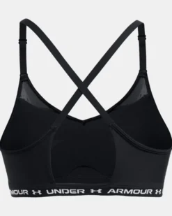 UNDER ARMOUR - REGGISENO SPORTIVO HG AUTHENTICS MID BRANDED NERO DA DONNA, 1383544_0001
