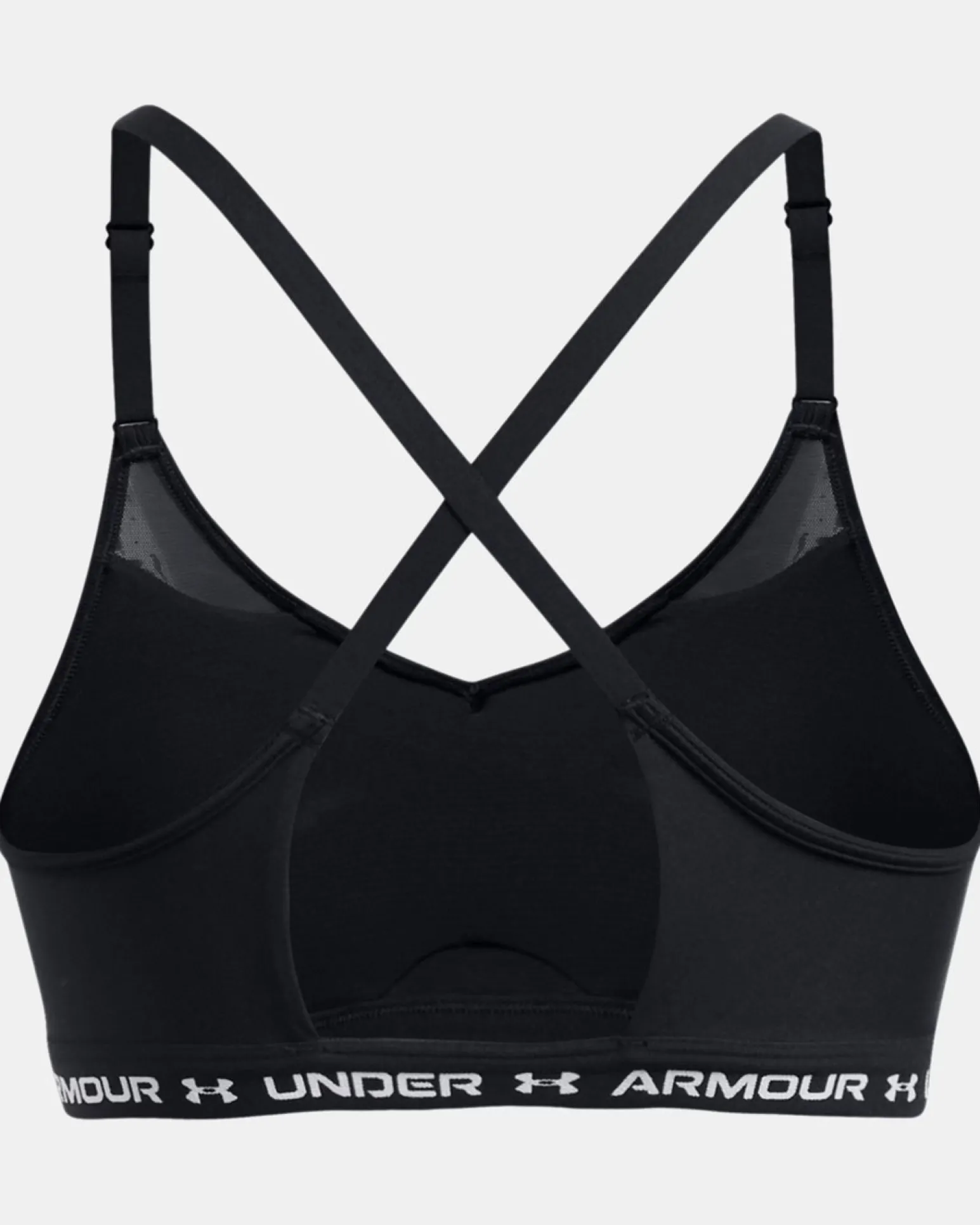UNDER ARMOUR - REGGISENO SPORTIVO HG AUTHENTICS MID BRANDED NERO DA DONNA, 1383544_0001