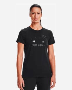 UNDER ARMOUR - T shirt da donna nera con logo