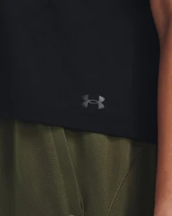 UNDER ARMOUR -T-SHIRT MEZZA MANICA MOTION SS  NERA  DA DONNA, 1379178_0001
