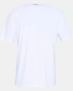 UNDER ARMOUR- T-SHIRT MEZZA MANICA SPORTSTYLE LOGO UPDATE SS BIANCA DA UOMO, 1382911_0100