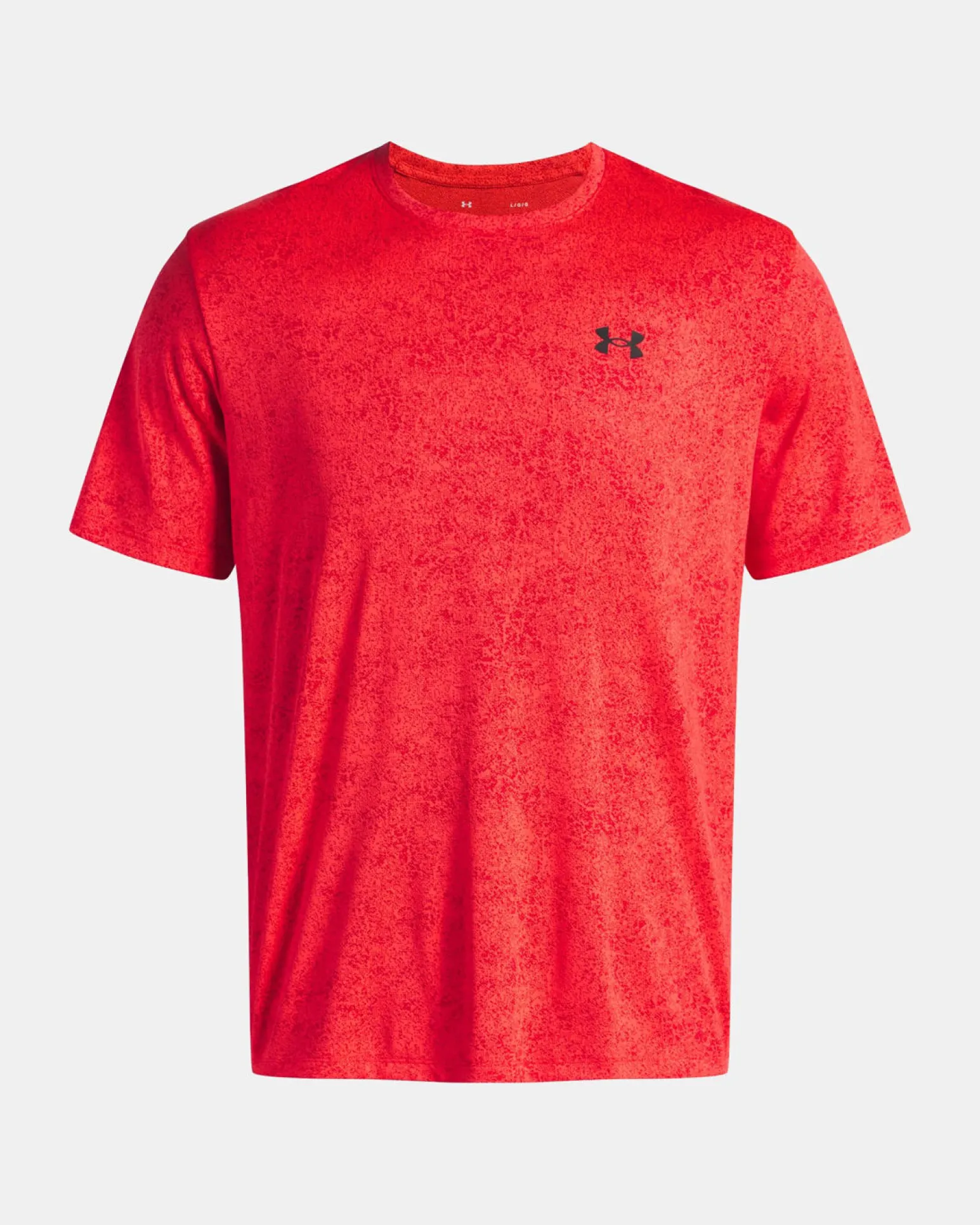 UNDER ARMOUR- T-SHIRT MEZZA MANICA TECH TEE PIXELATE ROSSA DA UOMO, 6005920_0713