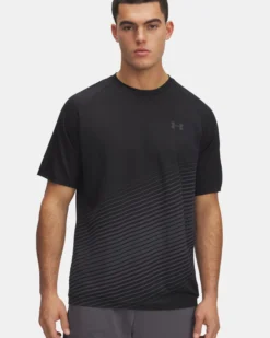 UNDER ARMOUR -T-SHIRT MEZZA MANICA TECH 2.0 SS NERA DA UOMO, 1326413_0001