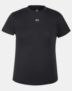 UNDER ARMOUR -T- SHIRT MEZZA MANICA MOTION FITTED SS NERA DA DONNA,   6013774_0623