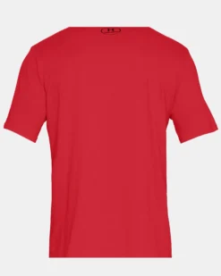 UNDER ARMOUR- T-SHIRT MEZZA MANICA SPORTSTYLE  ROSSA DA UOMO, 1326799_0600