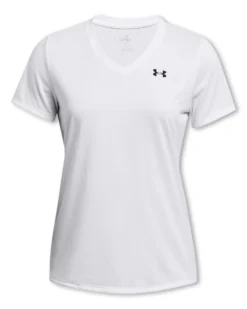 UNDER ARMOUR- T-SHIRT MEZZA MANICA TECH PIXELATE SSC BIANCA DA DONNA, 1384229_0100
