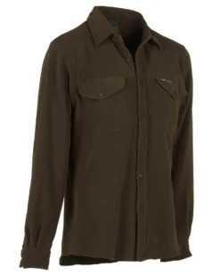 UNIVERS - Camicia in pile verde